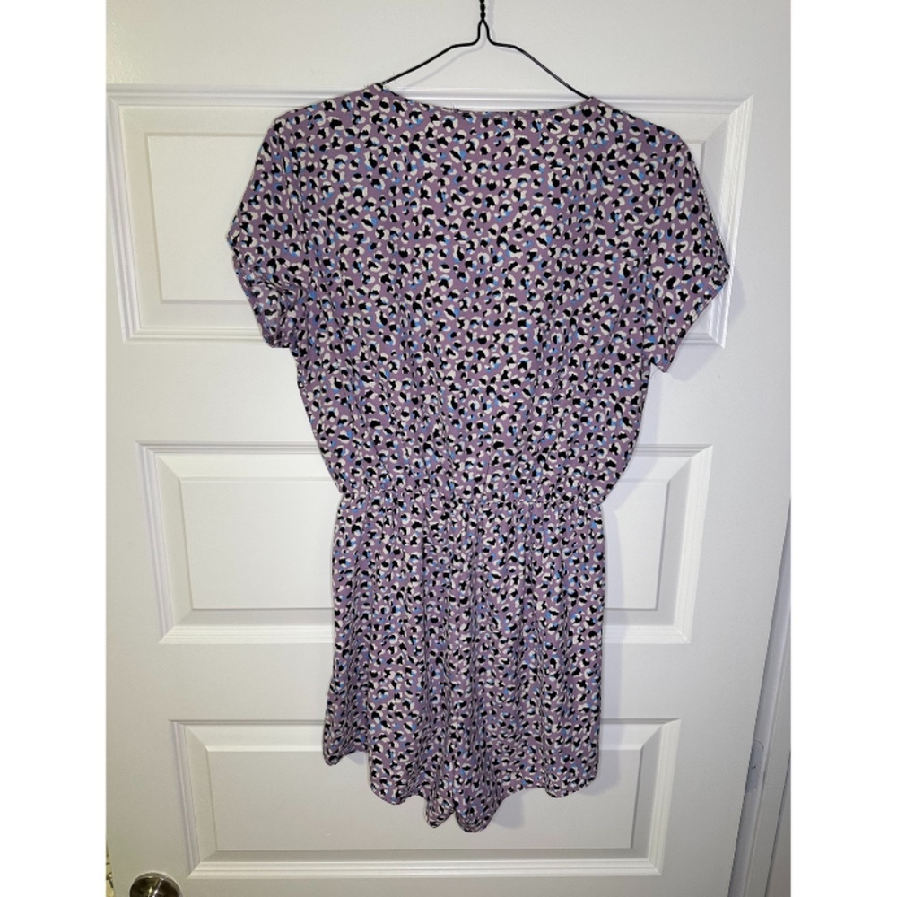 Francesca's Patterned Purple Romper - image 2